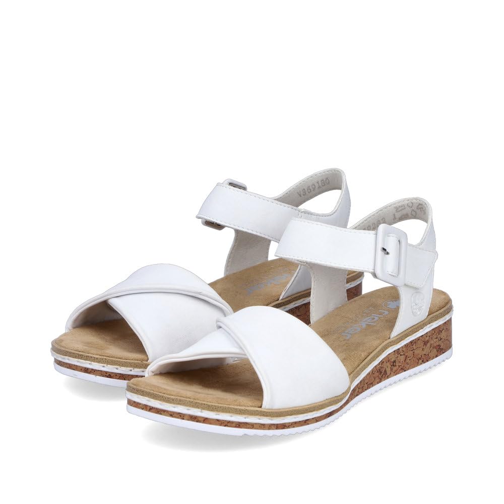 Rieker Damen Klassische Sandalen V3691, Frauen Sandalen