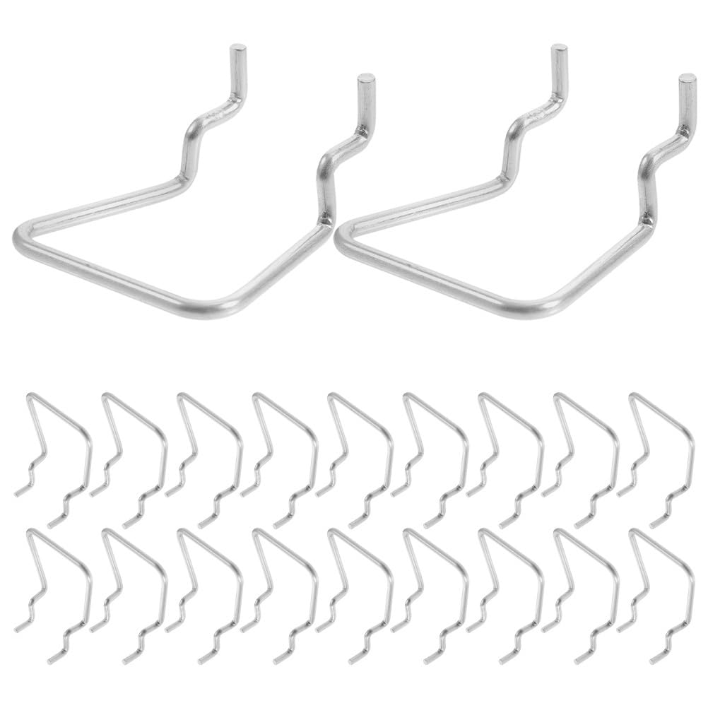 Werkzeug Lochwandhaken 30 Stück Edelstahl 3, 5mm für 25mm Lochabstand