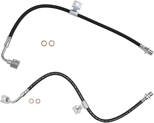 2PCS Front Brake Hydraulic Hose Brake Line Fits Chevrolet Fits