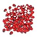BelongsU 200 Pezzi Coccinelle in Legno Autoadesiva Adesivi Coccinella Micro Casa delle Bambole Fata Giardino Paesaggio Scrapbooking Abbellimento Flatback per Fai da Te Craft Creazione di Carte