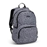 VOLCOM Mochila escolar Upper Class, preto/branco, tamanho único, Preto/branco, One Size, Mochila escolar de classe alta