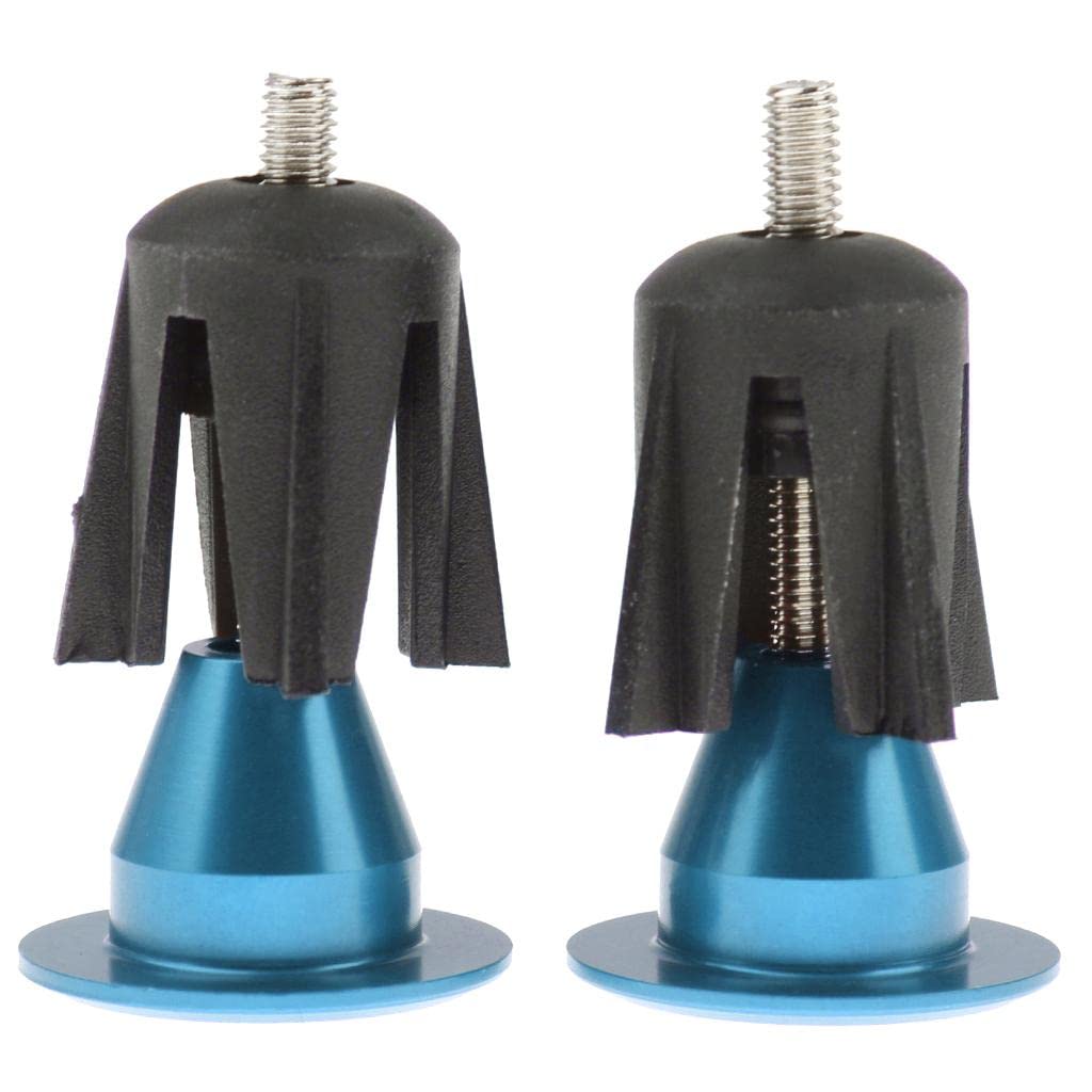 Fashion My Day One Pair Aluminum Bicycle Handlebar Grips Handle Bar Cap End Plugs - Blue | Sporting Goods | Cycling | Bicycle Components & Parts | 1 x One Pair Bicycle Handlebar Cap End Plugs-image-26
