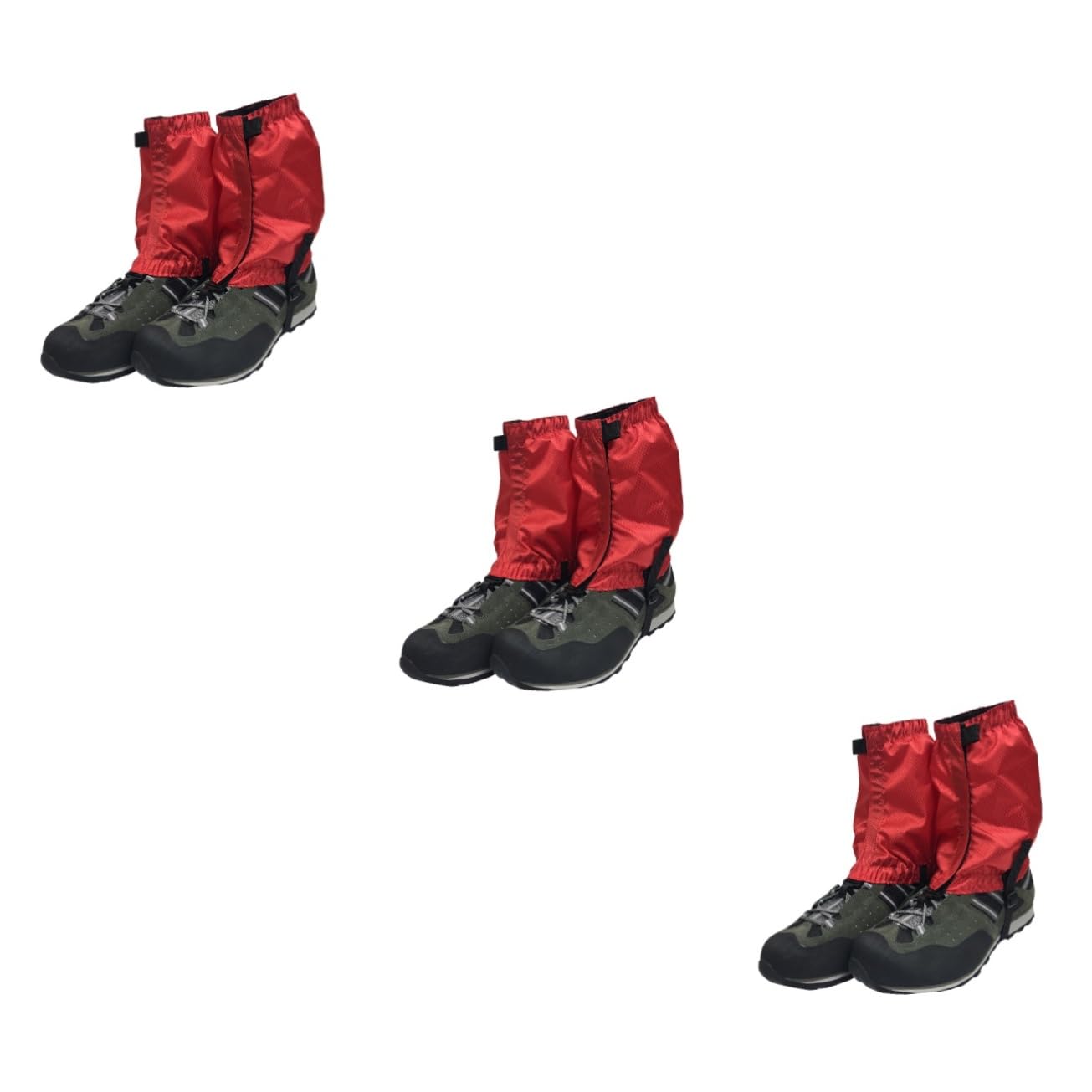 Kisangel 3 Pares Polaina para Caminar Botas De Nieve Polainas De Arranque Polainas para Botas para Caminar Polainas Antidesgarro para Botas Polainas De Nieve Botas Viajar A Pie Amuleto