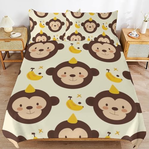 Housse de couette douce animal 220 x 240 cm avec fermeture éclair pratique