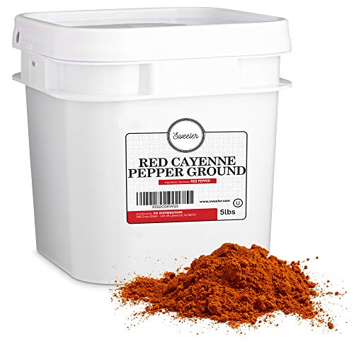Sweeler, Red Cayenne Pepper - 40,000 Heat Units, Value Large Bucket Size