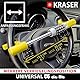 KRASER KR940B Lenkradkralle mit Zahlenschloss Maximale Sicherheit, Robust Lenkradschloss mit Nothammer, Lenkradsperre Wohnmobil, Universal Wegfahrsperre Diebstahlsicherung für Auto PKW