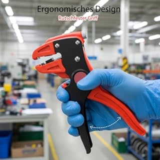 argtnayk Pince à DéNuder Automatique, Pince à Denuder Electricien,Pince Multifonctions, Set 2 en 1 avec Stylo Test LED, DéNudeur CâBle éLectrique 0,2-5,5mm², Anti-Choc pour éLectricien Bricolage