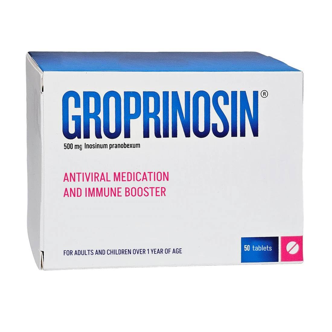 Groprinosin 500mg 50 Tablets