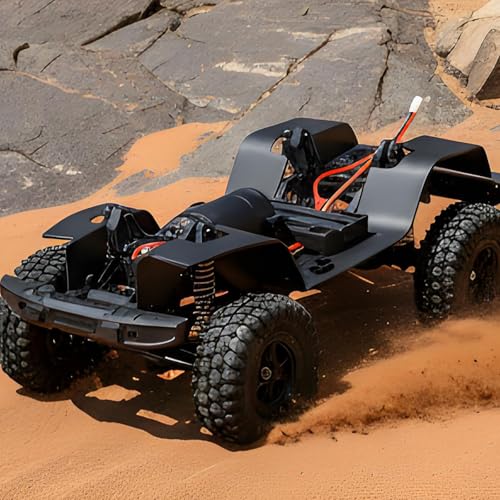 Châssis en nylon 155mm pour rock crawler 1/18, base d'essieu améliorée et résistante