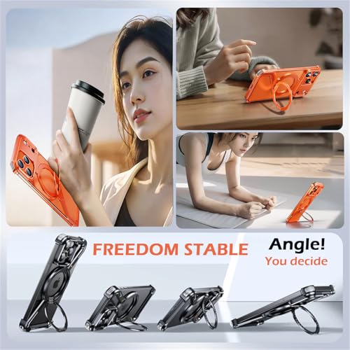 Coque iPhone 17 Pro dissipation chaleur aluminium béquille aimantée - 5