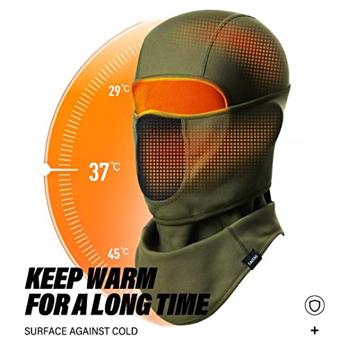 Image of Balaclava Ski Mask Warm Face Mask for Cold Weather Winter Skiing Snowboarding Motorcycling Ice Fishing Men