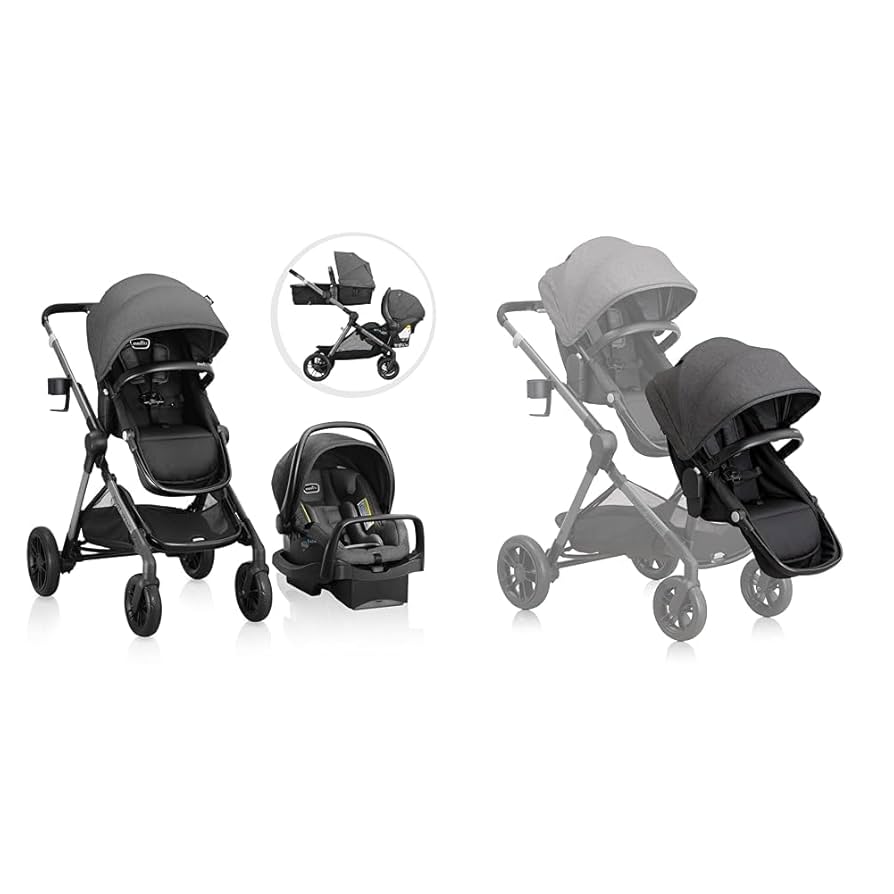 ベビーカー・バギー Evenflo Pivot Modular Travel System Amazon.com : Evenflo Pivot Modular Travel System with