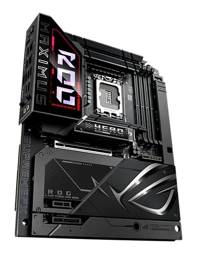 ROG Maximus Z890 Hero BTF Z890 LGA 1851 ATX Scheda madre, connettore nascosto, Advanced AI PC Ready, 22+1+2+2 stadi, DDR5, WiFi 7, 2.5G LAN, 6X M.2, PCIe 5.0, Thunderbolt 4, USB Type-C, AI - Scheda madre - Immagine 19