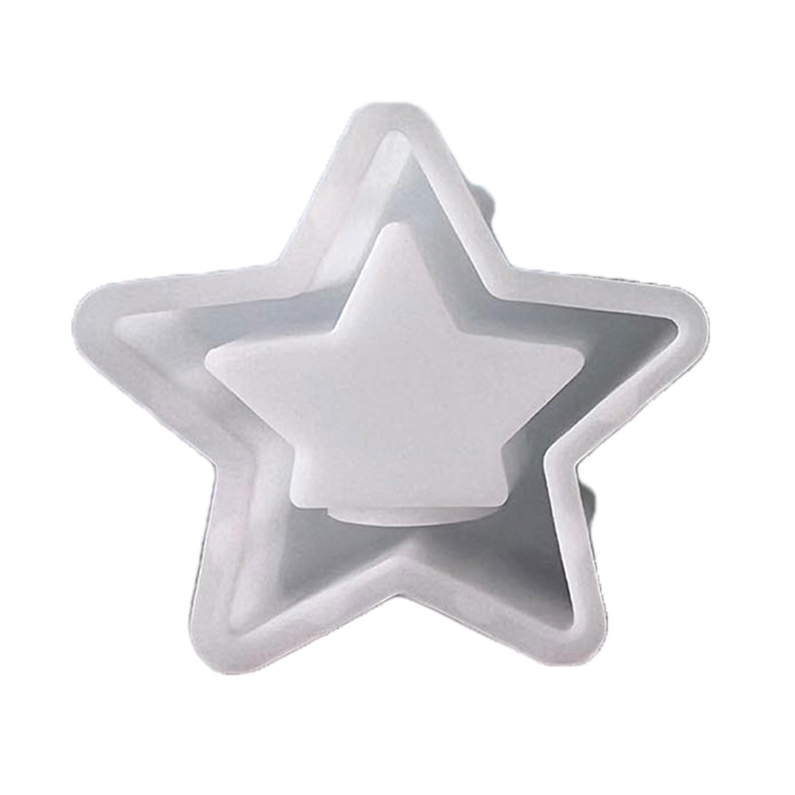Jazuaiao Hollowed Heart Silicone Molds Silicone Tealight Holder Molds for Epoxy Resin Tealight Holder Christmas Decoration Christmas Party Craft Supplies