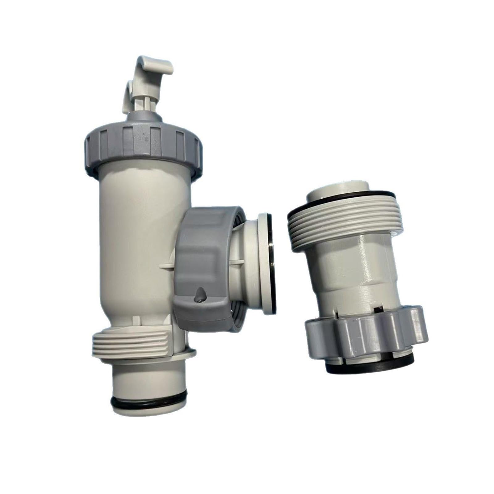 Combinazione di valvole a stantuffo e adattatori per pompe progettata per unità di filtrazione dell'attrezzatura della piscina ad alto flusso 10747 10722 componente di ricambio delle pompe