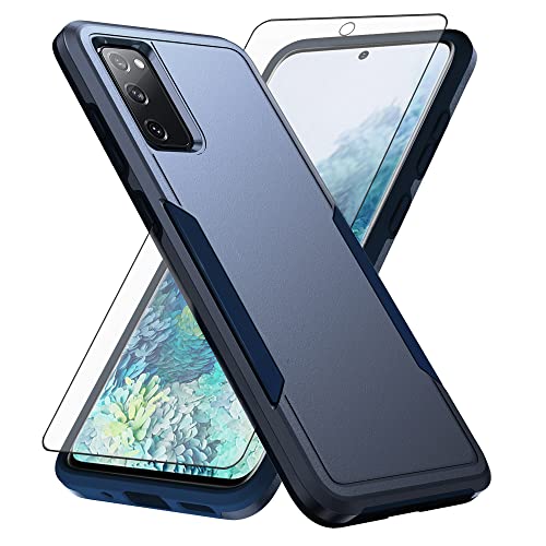 Coque Samsung S20 FE Asuwish avec protection d'écran intégrale bleue pour Galaxy S20 FE 5G