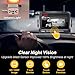RV Backup Camera Wireless for Trailer Recording: 7-Inch Zooming 1080P HD Plug and Play Rear View Camera with Touch Buttons Night Vision for Camper Y27-White
