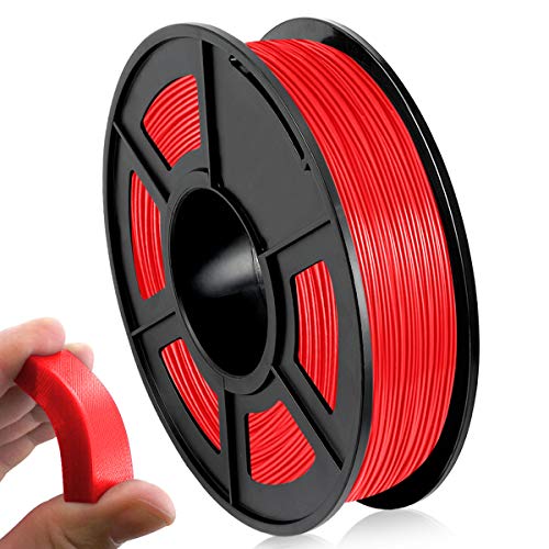 TPU Filament 1,75 mm, Flexibles TPU 3D-DruckerFilament 0,5 kg Spule, Filament TPU Rot Cover