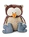 NICI Peluche gufo Oscar 80cm, marrone / beige