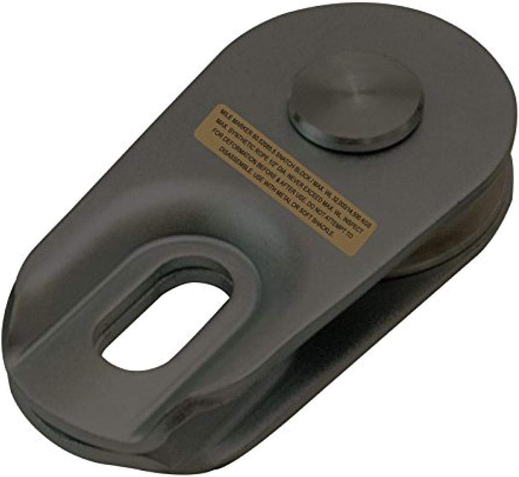 Mile Marker Lightweight Military Grade 25K lb. Snatch Block - 954-60-52085