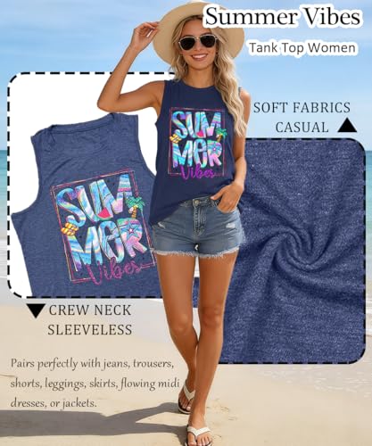 Image of Vacay Mode T Shirts for Women Summer Beach Hawaii Vacation Short Sleeve Tops Holiday Cruise Getaway T Shirts