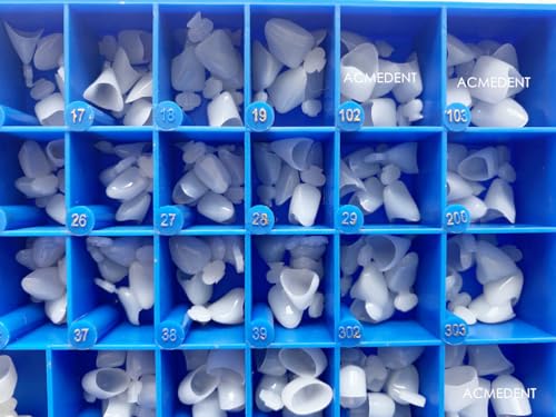 Acmedent 66Size Temporary Crowns Dental Molar Anterior Crown Mold Premolar 390Pcs thumb #2