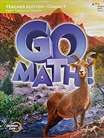 Go Math Teacher Edition, Grade 6 Chapter 8 Algebra: Equations and Inequalities, Common Core, 9780544295445, 0544295447 054429324X Book Cover
