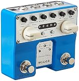 Mooer Pedal Chorus Twin Reverie TCH1, para Guitarra, 5 Modos, Chorus, Rotary, Ambience, Shimmer, Multiple, 8 Efeitos, Tap Tempo, True Bypass, Entrada e Saída Estéreo