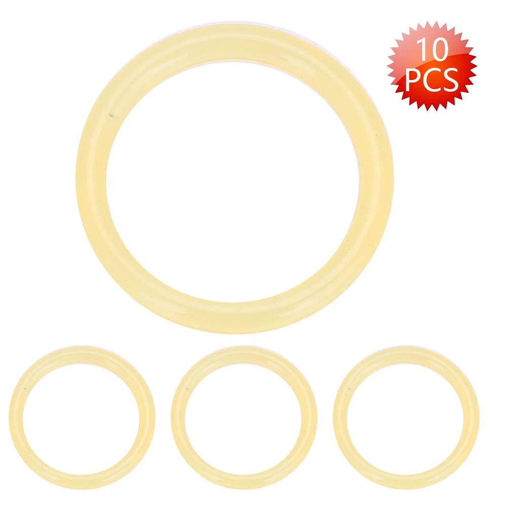 10 pièces Joints toriques en polyuréthane, réservoir d'air Paintball, kit d'assortiment de Joints toriques pour Pistolet de Paintball CO2 réservoir d'air empêchant Les fuites de gaz (Beige)