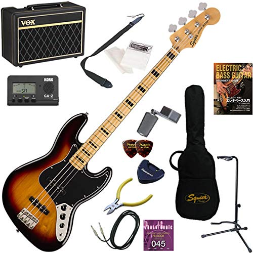 �y�Z�b�g�i�zSquier �G���L�x�[�X���S�ғ��� Pathfinder BASS10���������{�i14�_�Z�b�g Classic Vibe '70s Jazz Bass/3CS�i3�J���[�T���o�[�X�g�j