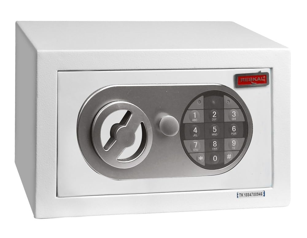 RESKAL - Cassetta di sicurezza SE Premium 6L per proteggere gioielli, orologi, argento o pistola