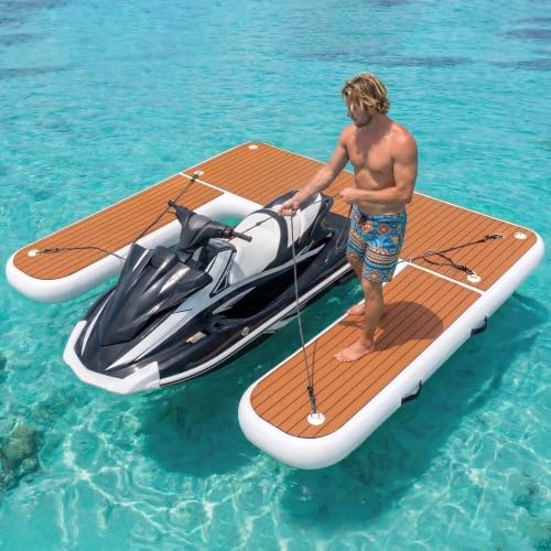 LOSKIA U-Shaped Inflatable Jet Ski Dock
