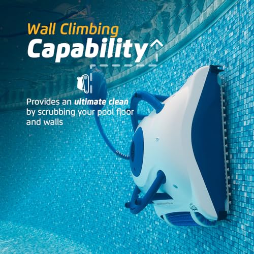 Image of Dolphin Nautilus Pool-Up Robotic Pool Vacuum Cleaner up to 26 FT - Wall Climbing with Scrubber Brush