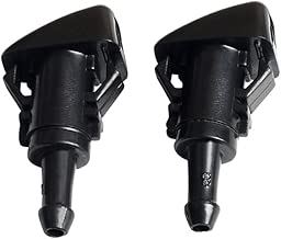 Perfect Replacement Windshield Washer Fluid Wiper Water Dual Sprayer Nozzle Jet Kit for DODGE JEEP FORD SUV,PICK-UP Model Pack of 2 - coolthings.us