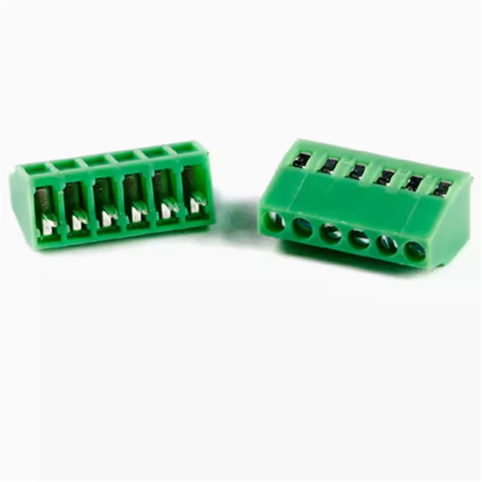 Lot de 60 borniers à vis KF128 2,54 mm for circuit imprimé, connecteurs 2P, 3P, 4P, 5P, 6P, 7P, 8P, 9P, 10P, 12P(4P)