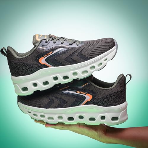 Image of ASIAN Powerplay-28 Running Shoes for Men | Memory Foam Lightweight Shoes with Air Coil Sole Technology | Ideal for Running, Training
