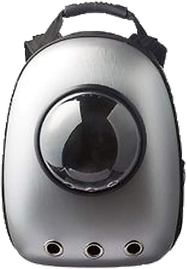 Best Answer Pet Backpack, Silver, Carrying Bag, Spaceship, Capsule Type, Pet Bag, Pet Bag, Cat, Dog, Pet Supplies, Dome-Shaped, Bag, Travel, Outing,