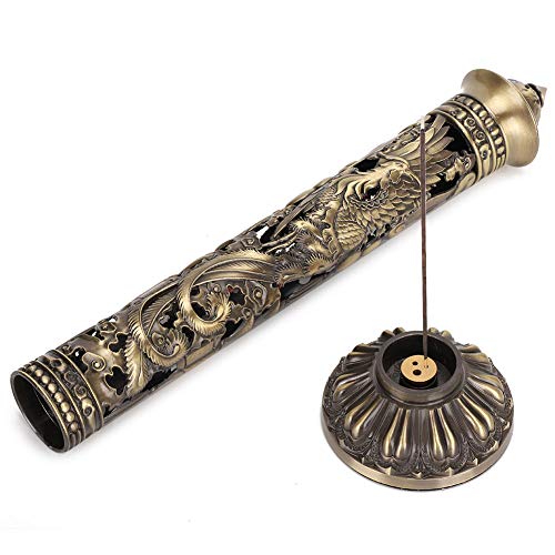 Leopacat RäUcherturm Halter, Drachen Phoenix RäUcherstäBchenhalter Weihrauchbrenner Vertikaler Hohl Messing Drache Relief Handwerk Ornamente Teestube Dekoration Zuhause BüRo Meditation Leopacat RäUcherturm Halter, Drachen Phoenix RäUcherstäBchenhalter Weihrauchbrenner Vertikaler Hohl Messing Drache Relief Handwerk Ornamente Teestube Dekoration Zuhause BüRo Meditation