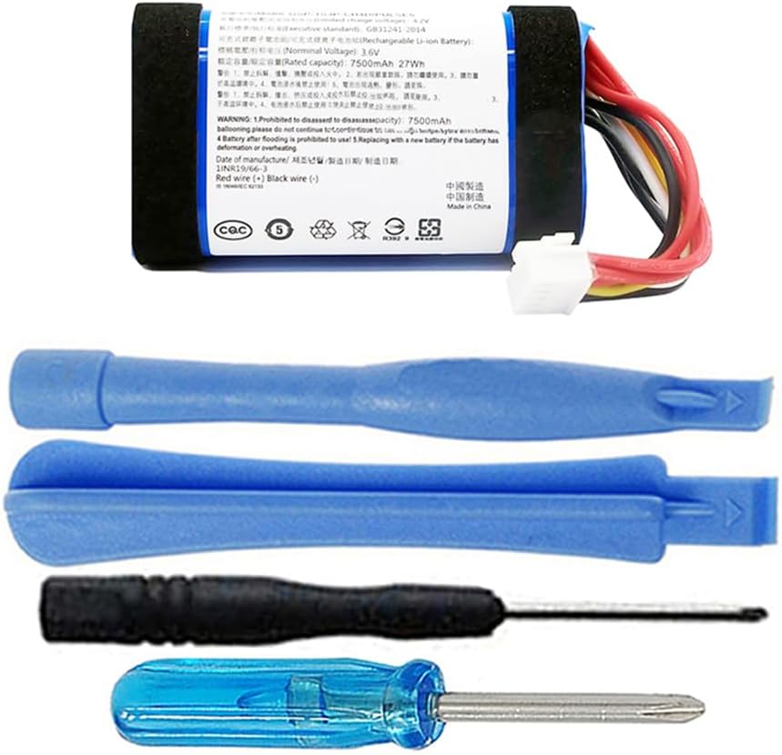 7500mAh GSP-1S3P-CH4D Battery Replacement Compatible with JBL Pulse 5 Portable Bluetooth Speaker