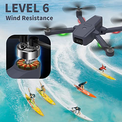 𝓧-𝓘𝓓𝓡𝓞𝓝𝓔5 Gps Drones 2 Camera Brushless Motor Drone For Adults Beginners 4K 5G Wifi Fpv Gps Quadcopter Optical Flow Positioning Auto Return Follow Me 36 Min Flight Time 2 Batteries #TOP4