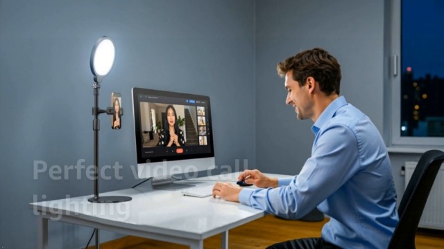 Buy Desktop Ring Light For Zoom Meetings - 10.5' Computer Ring Light - View #10