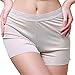 Paradise Silk Women's Silk Knit Lacy Waistband Boy Leg Legging Shorts