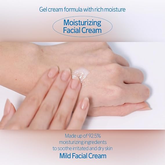ETUDE SoonJung Hydro Barrier Cream | 92.5% Moisturizing Ingredients, Gel Formula for Soothing, pH Balanced Moisturizer for Hydrating, Panthenol, Madecassoside, Non-comedogenic, 2.54 Fl Oz (Tube Type)