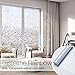 rabbitgoo Window Privacy Film Rainbow Film Decorative Window Sticker, 3D Static Stained Glass Cling Tint for Home Heat Control Non-Adhesive, 23.6 x 78.7 inches