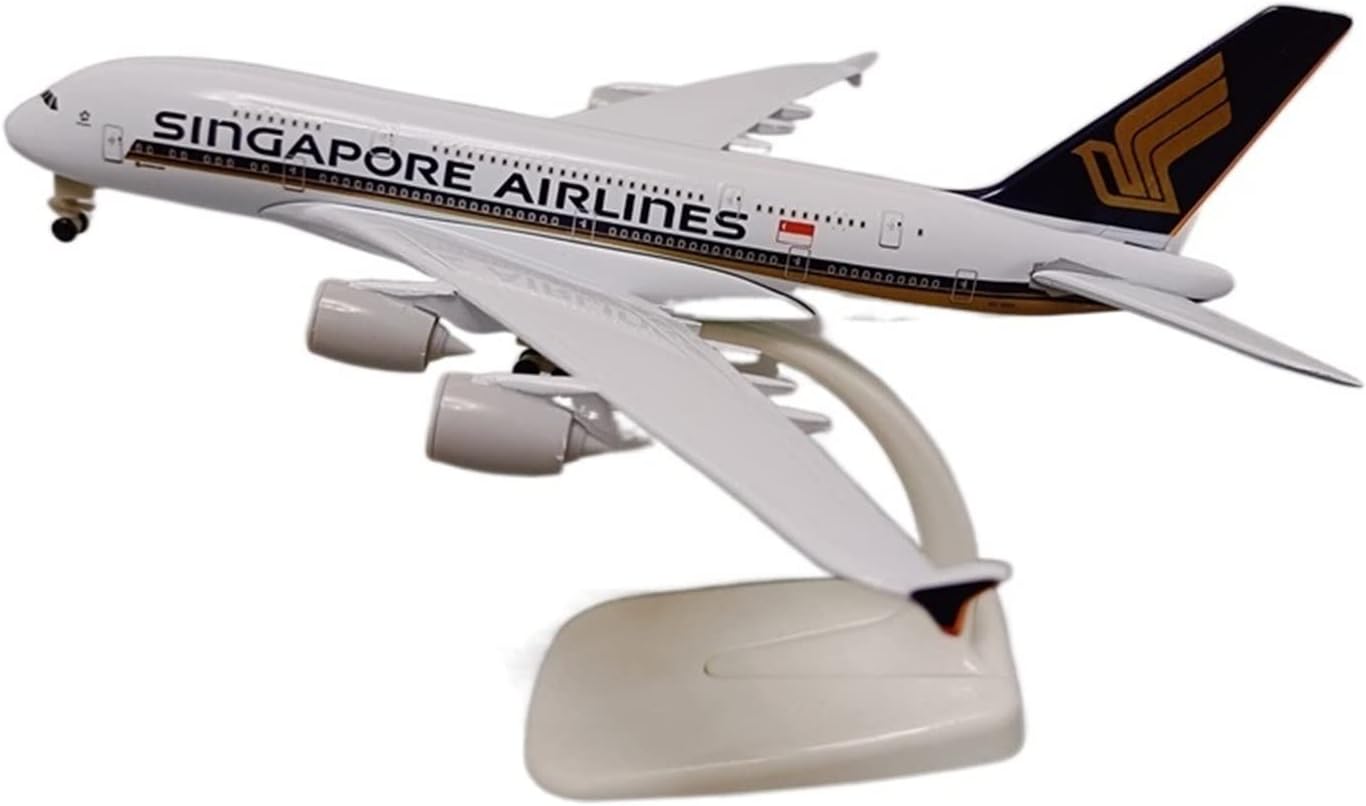 16cm Alloy Metal Fit for Air Fly B737 Boeing 737-800 Airplane Model with Stand Plastic Kit Hobby Playgame Kit