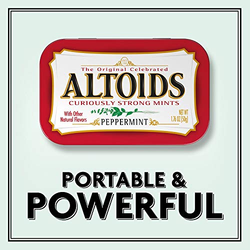 Image of Altoids Curiously Strong Mints Peppermint Pack of 2 Pouch, 2 x 50 g