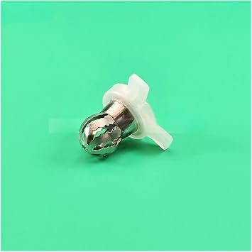 1 Modeling Lid Wavy Flower Stainless Steel Nozzle Cap Accessory Fitting, Compatible With ZM MK Soft Ice Cream Machines 29mm Inner Diameter
