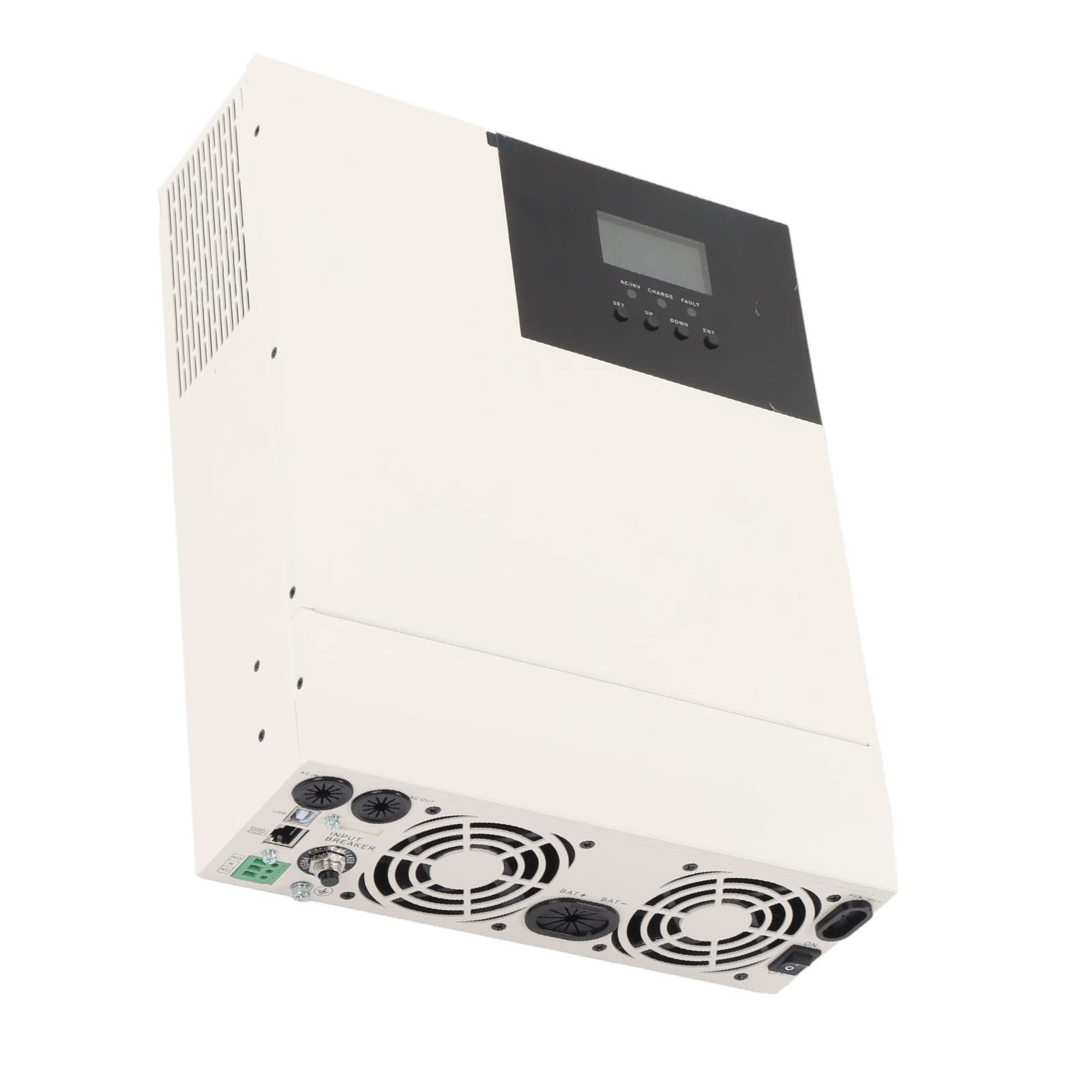Onduleur Solaire Hybride LCD à Onde Sinusoïdale Pure Afficher 3 Indicateur 2 Modes de Sortie Contrôleur MPPT 220V 230VAC 3KW