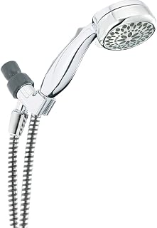 Delta Faucet 7-Spray Touch-Clean Hand Held Shower Head with Hose, Chrome Handheld Shower Head, Hand Shower, Handheld Shower, Detachable Shower Head, Chrome 75700