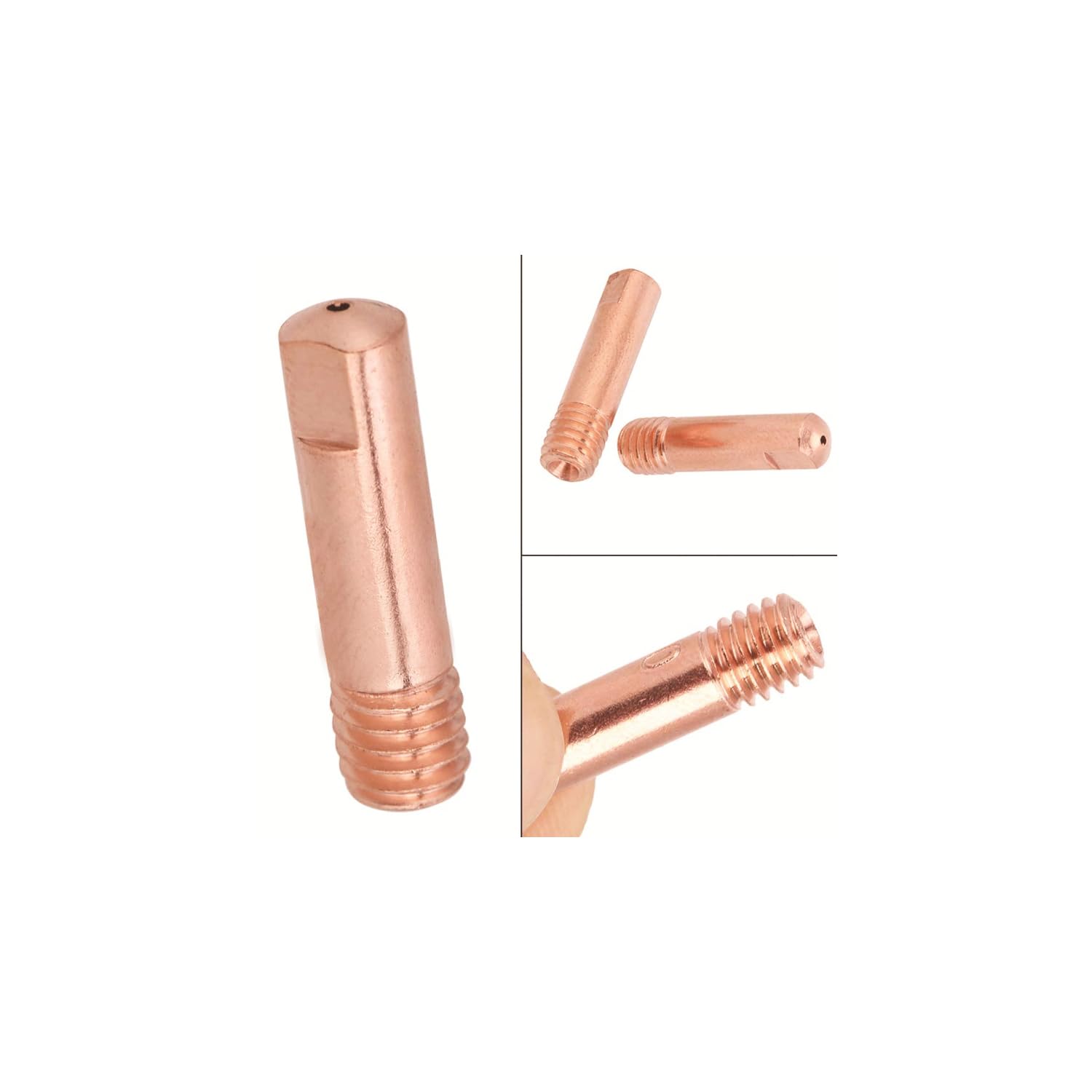 MIG GUN Contact tips Nozzle Diffuser Liner kit Compatible with Lincoln SP-125 Plus SP-130T SP-180T Replace consumables (24pcs .035